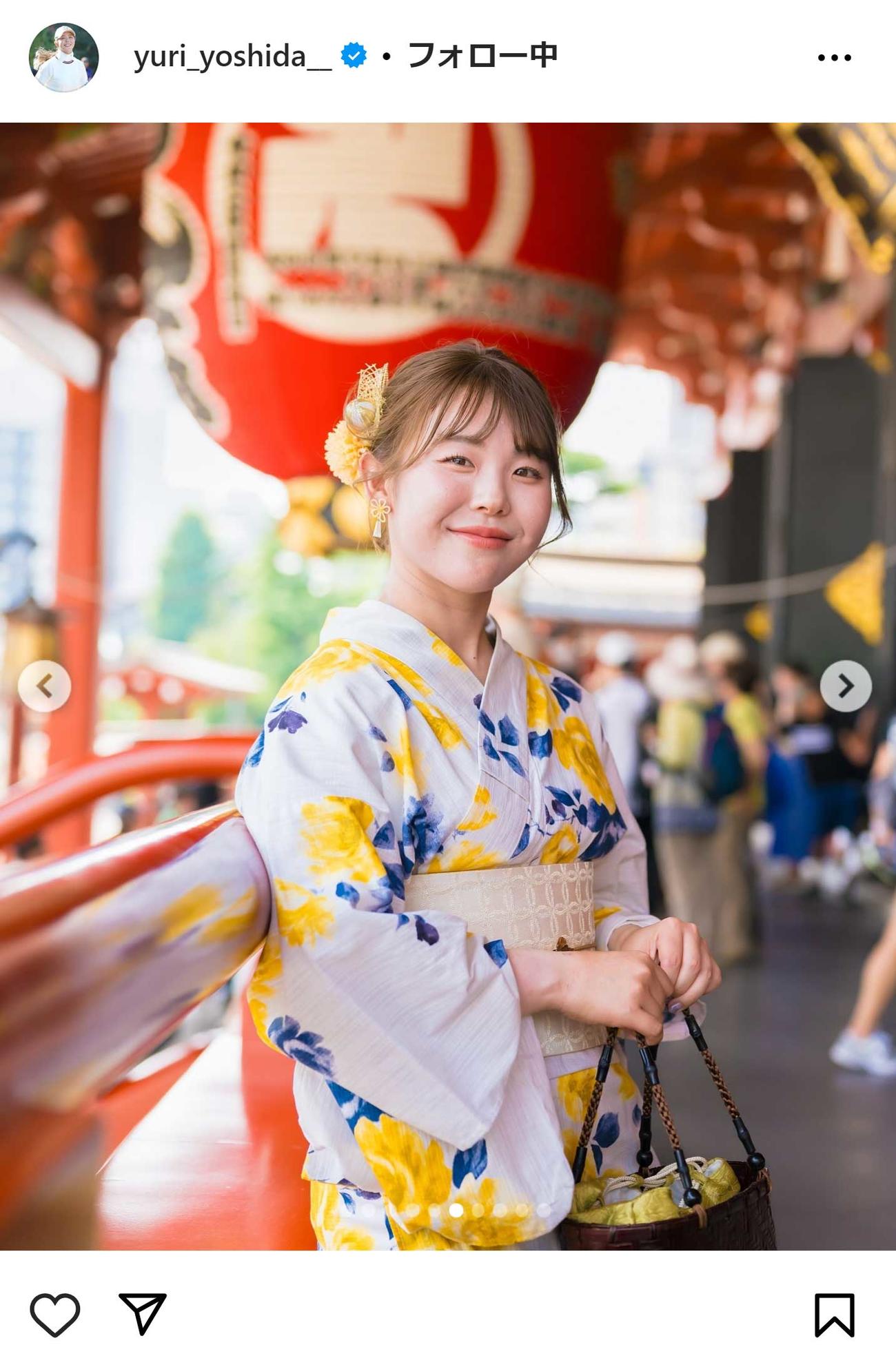 吉田優利のインスタグラムから