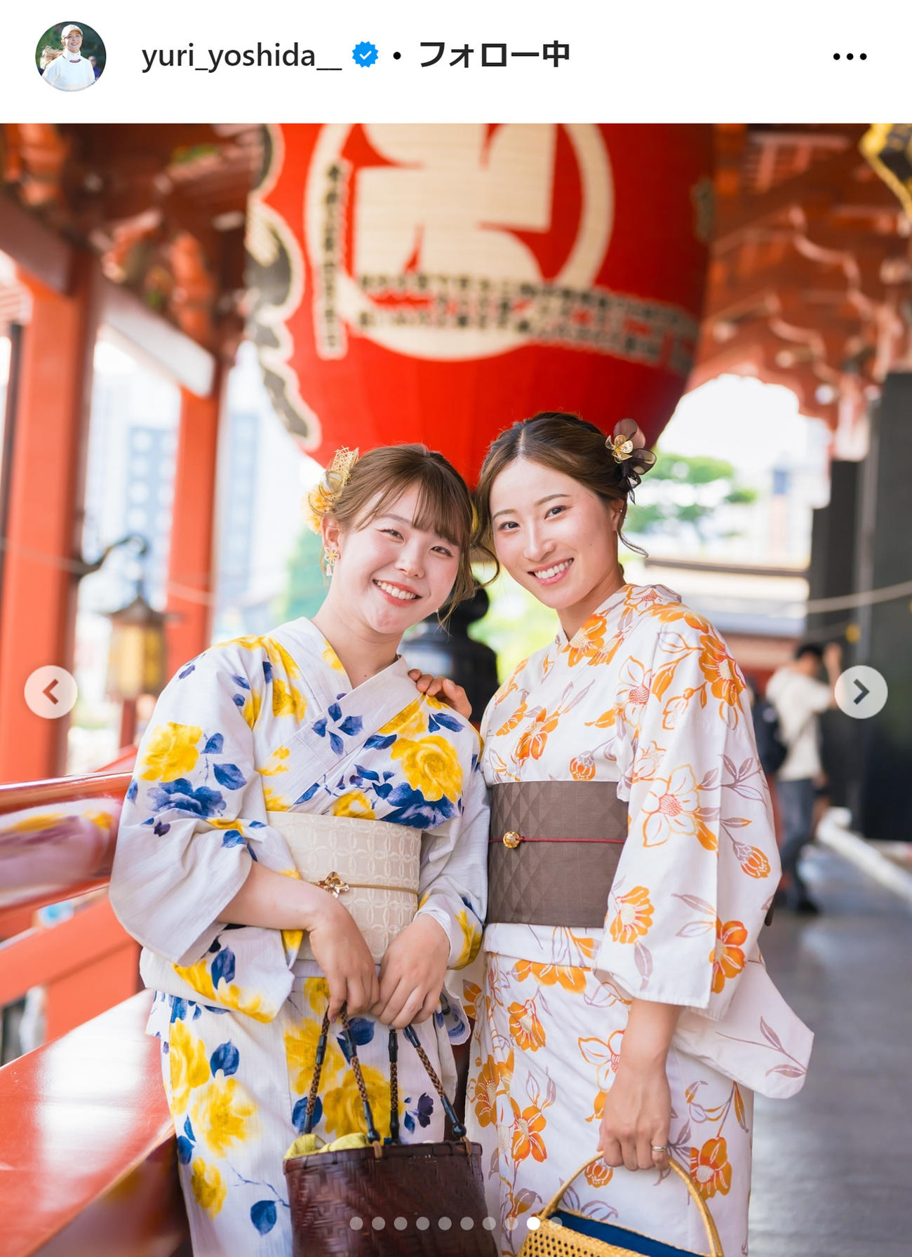 吉田優利のインスタグラムから