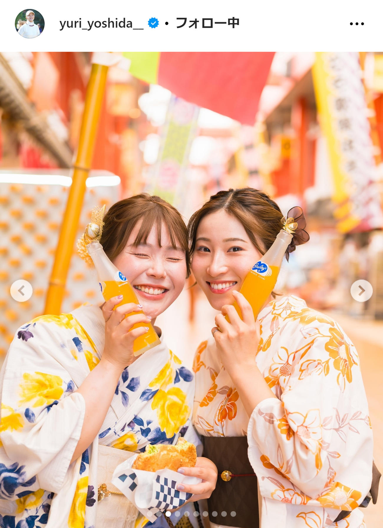 吉田優利のインスタグラムから