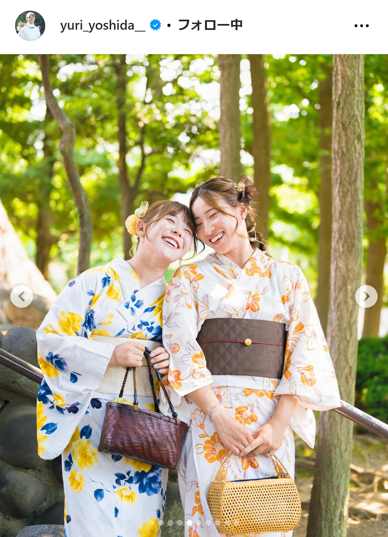 吉田優利のインスタグラムから
