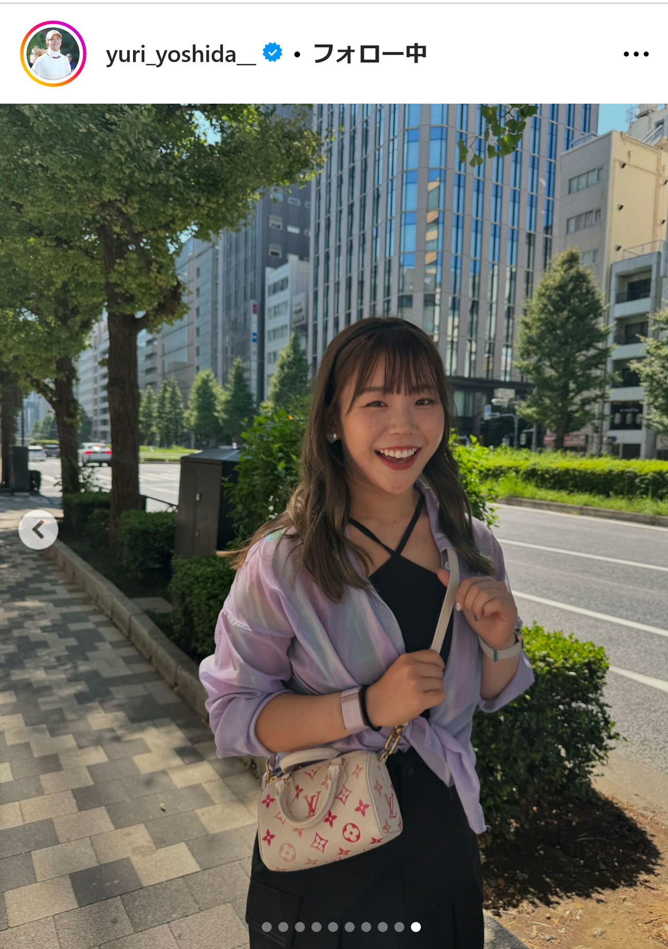 吉田優利インスタグラムから