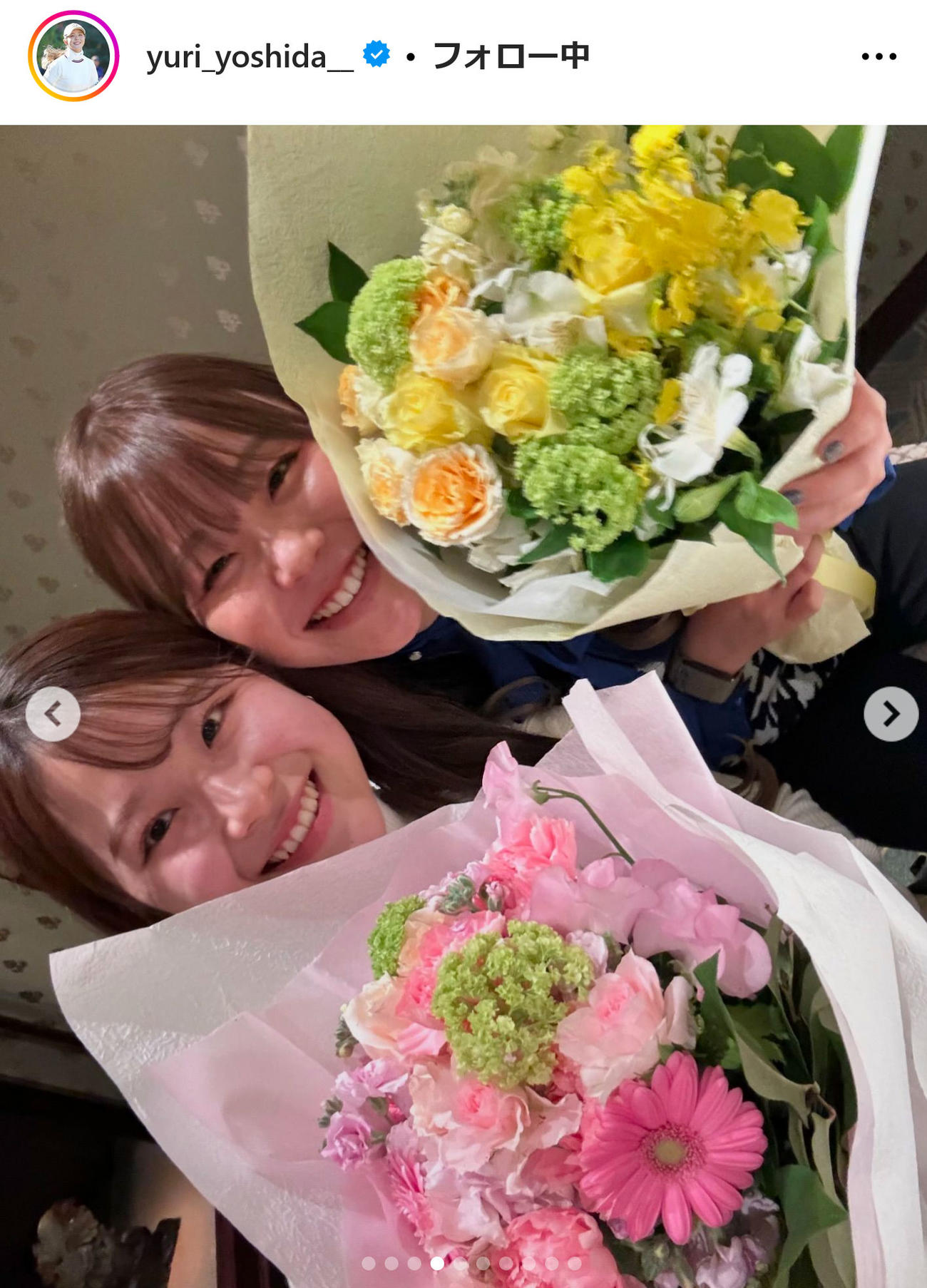 吉田優利インスタグラムから