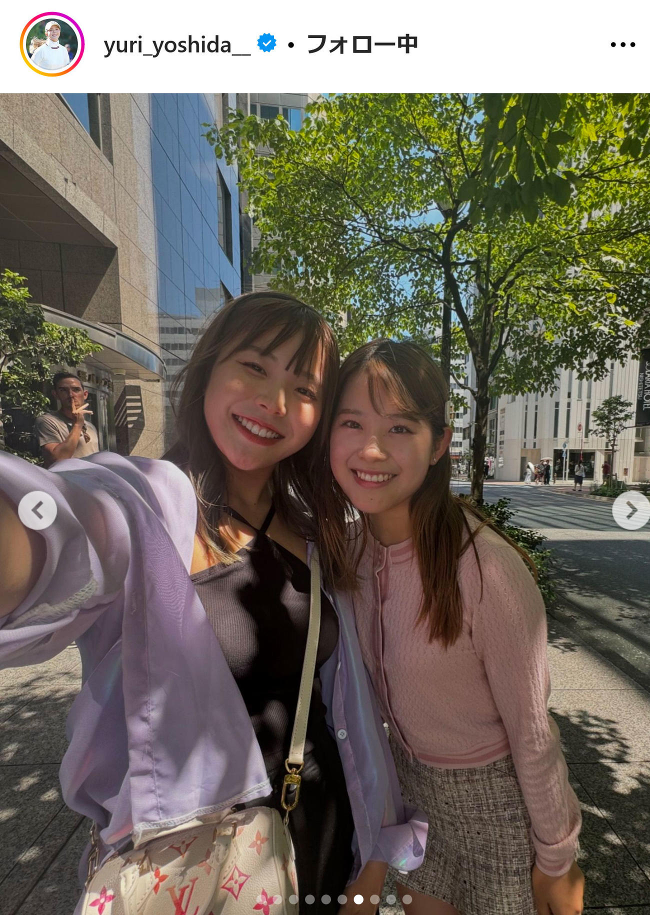 吉田優利インスタグラムから