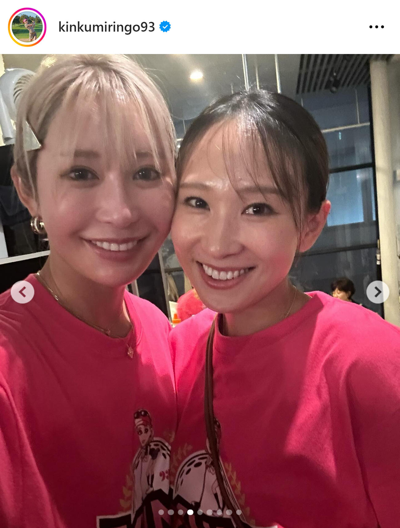 金田久美子のインスタグラムから
