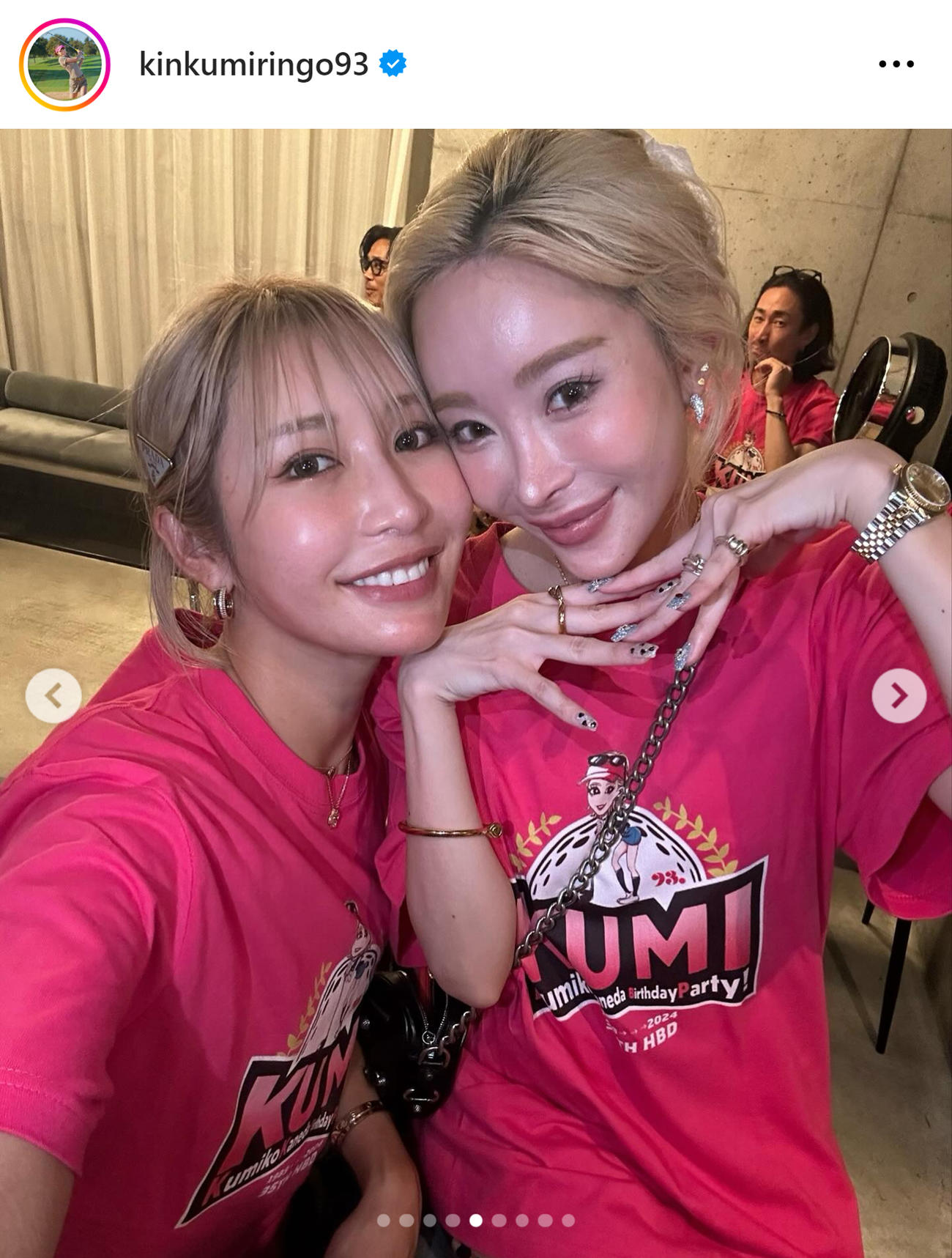 金田久美子のインスタグラムから