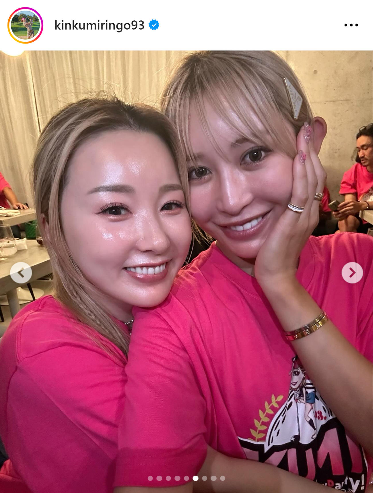 金田久美子のインスタグラムから
