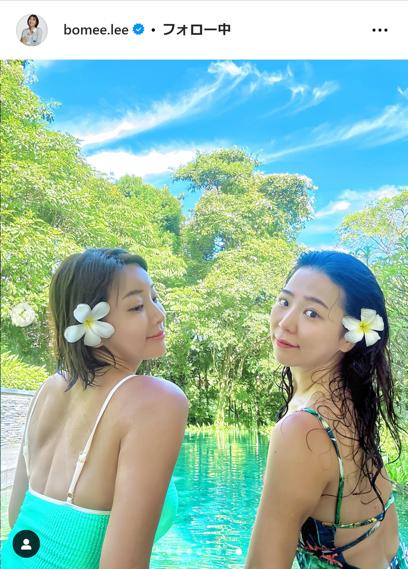 イ・ボミのインスタグラムから