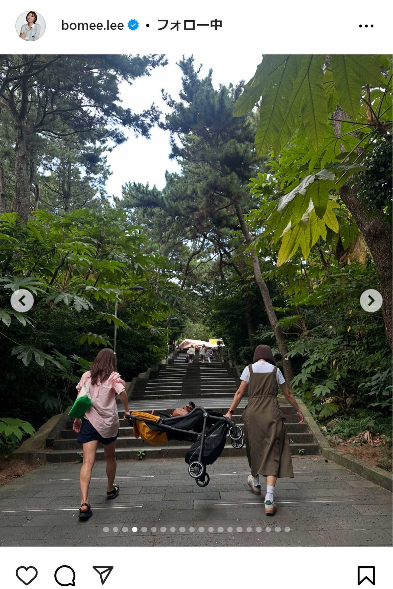 イ・ボミのインスタグラムから