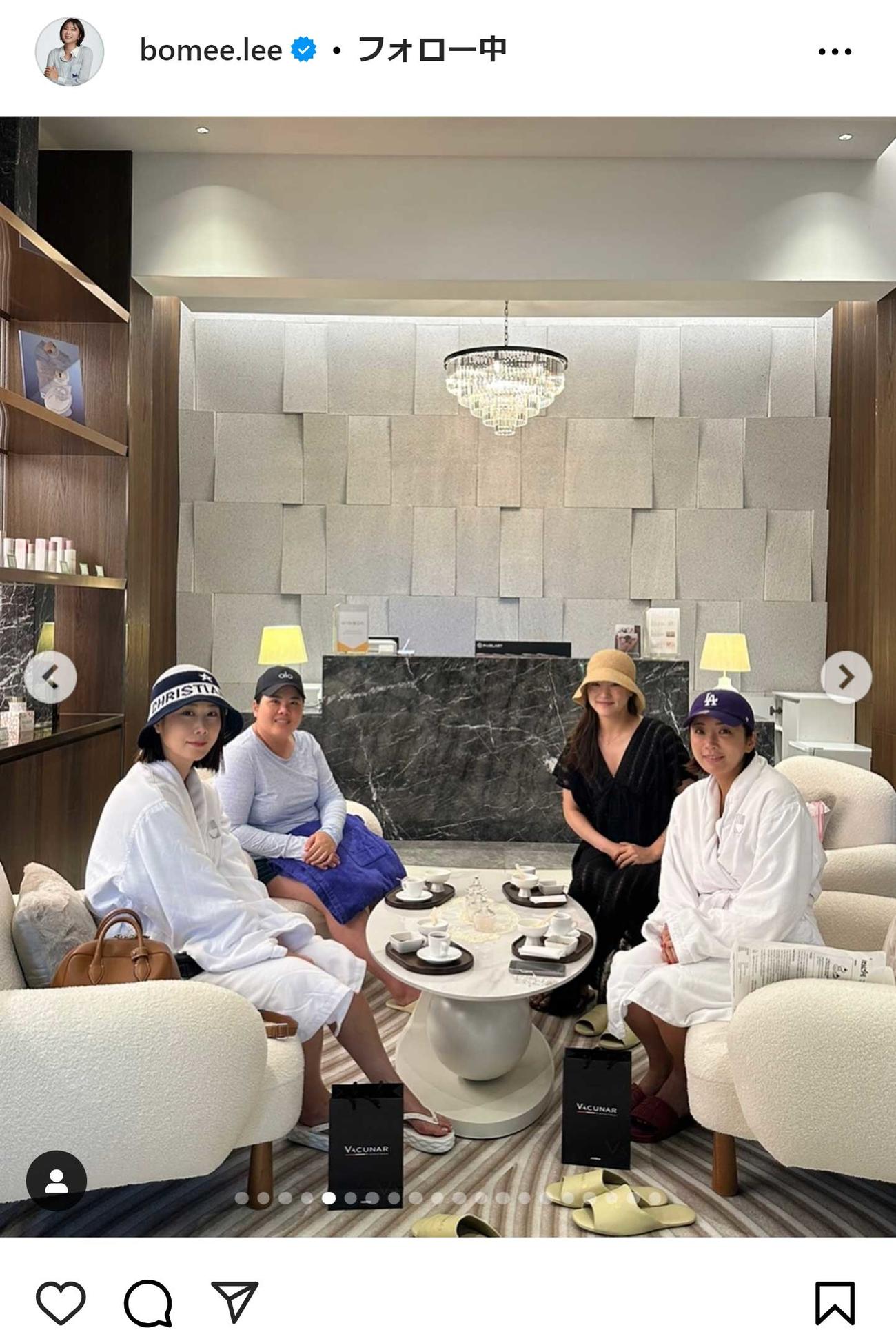 イ・ボミのインスタグラムから