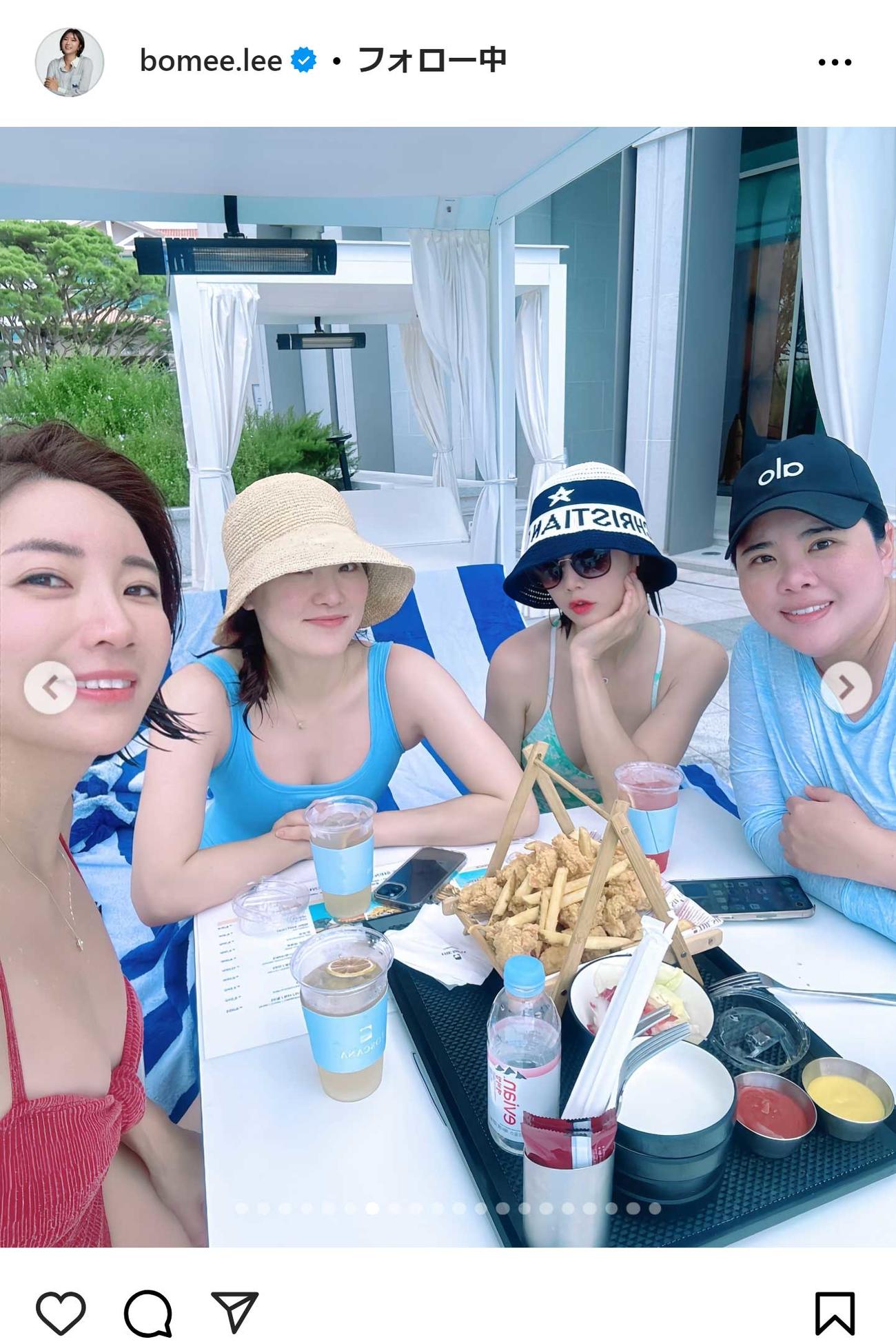 イ・ボミのインスタグラムから