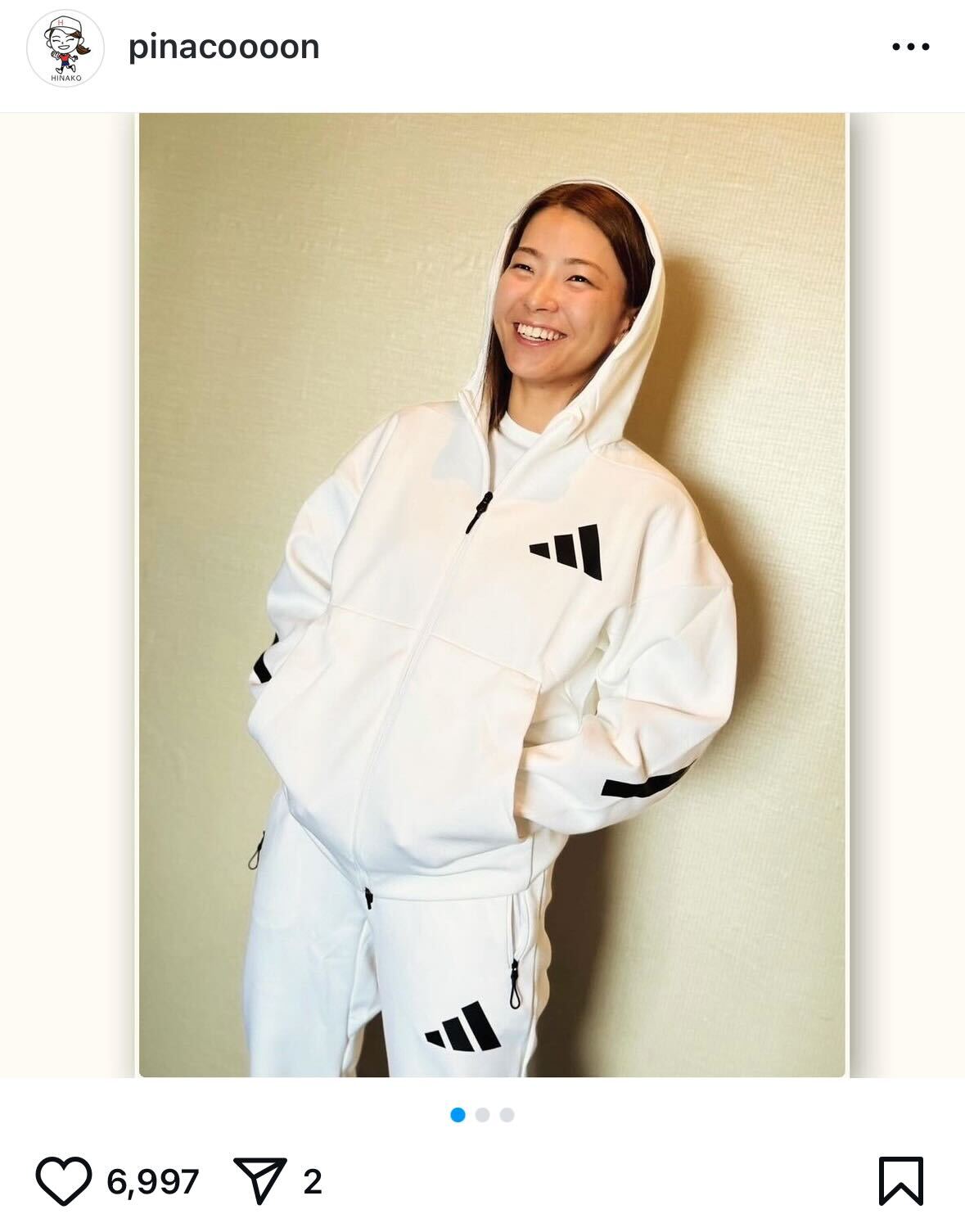 渋野日向子インスタグラムから