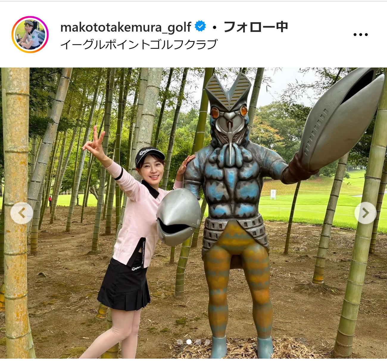 竹村真琴のインスタグラムから