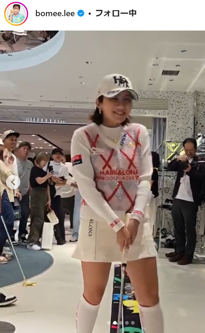 イ・ボミのインスタグラムから