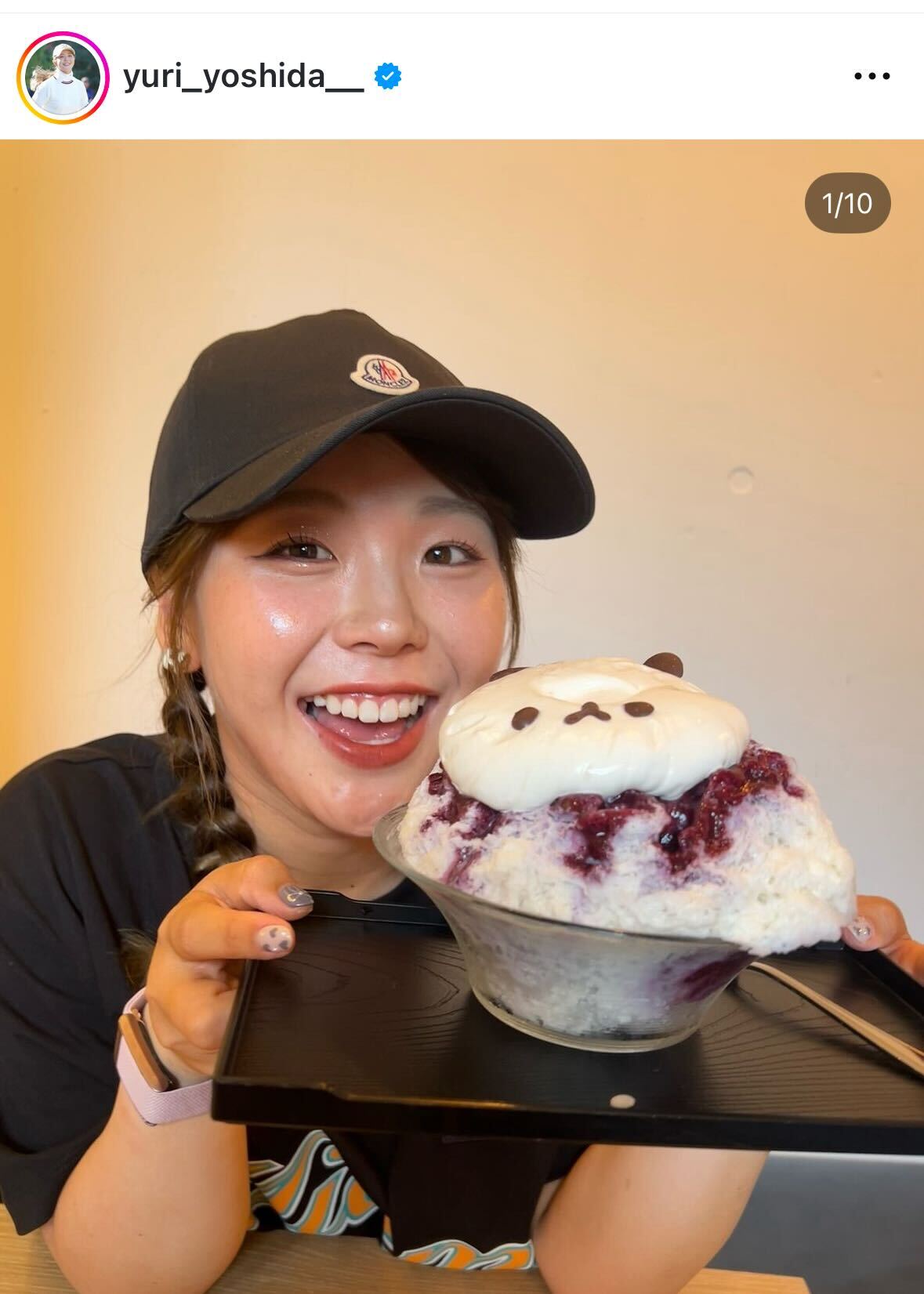 吉田優利のインスタグラムから