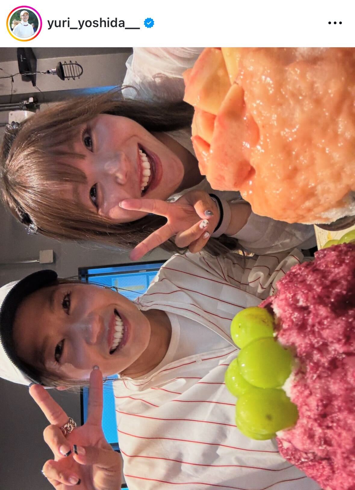 吉田優利のインスタグラムから