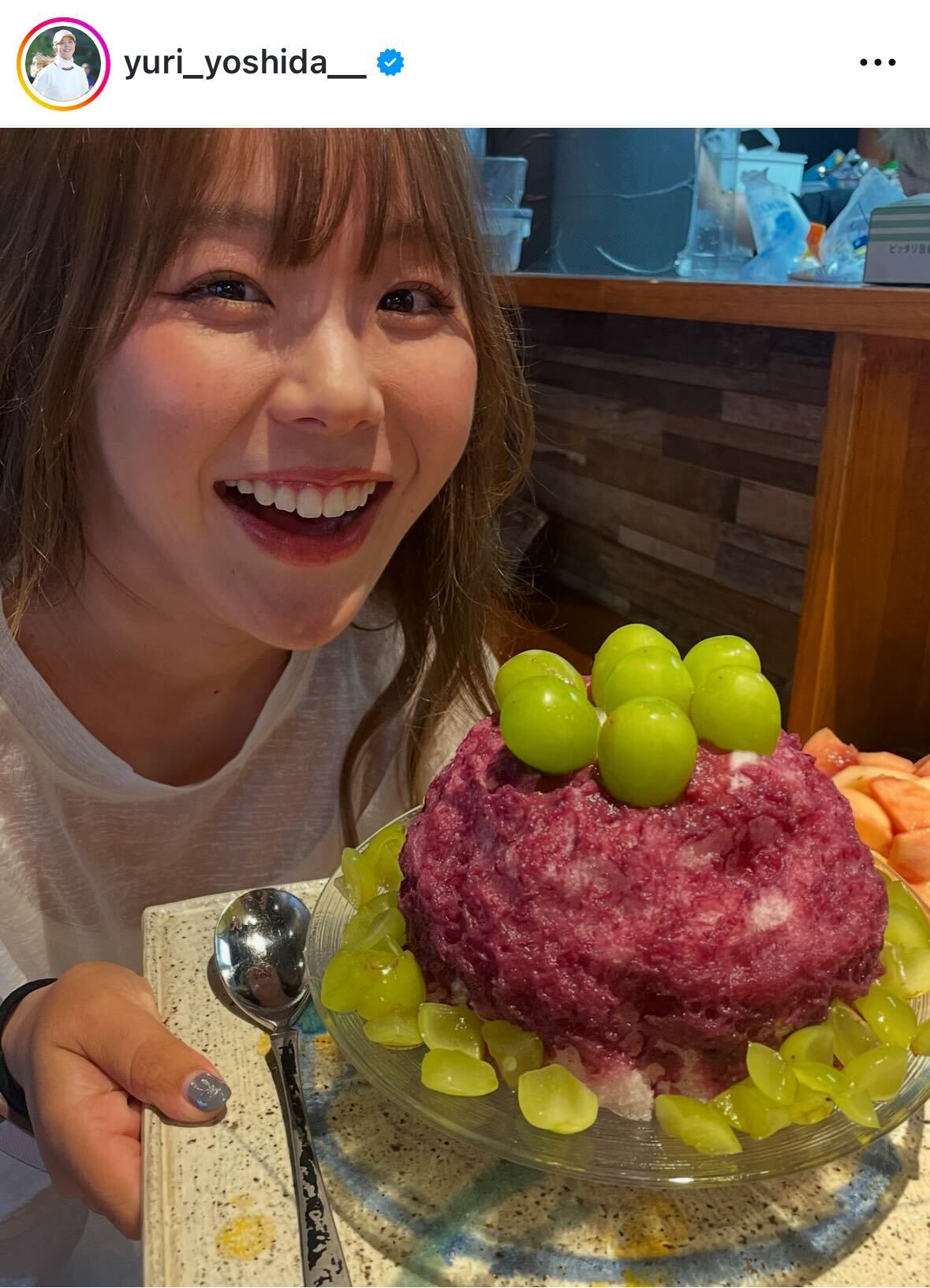 吉田優利のインスタグラムから