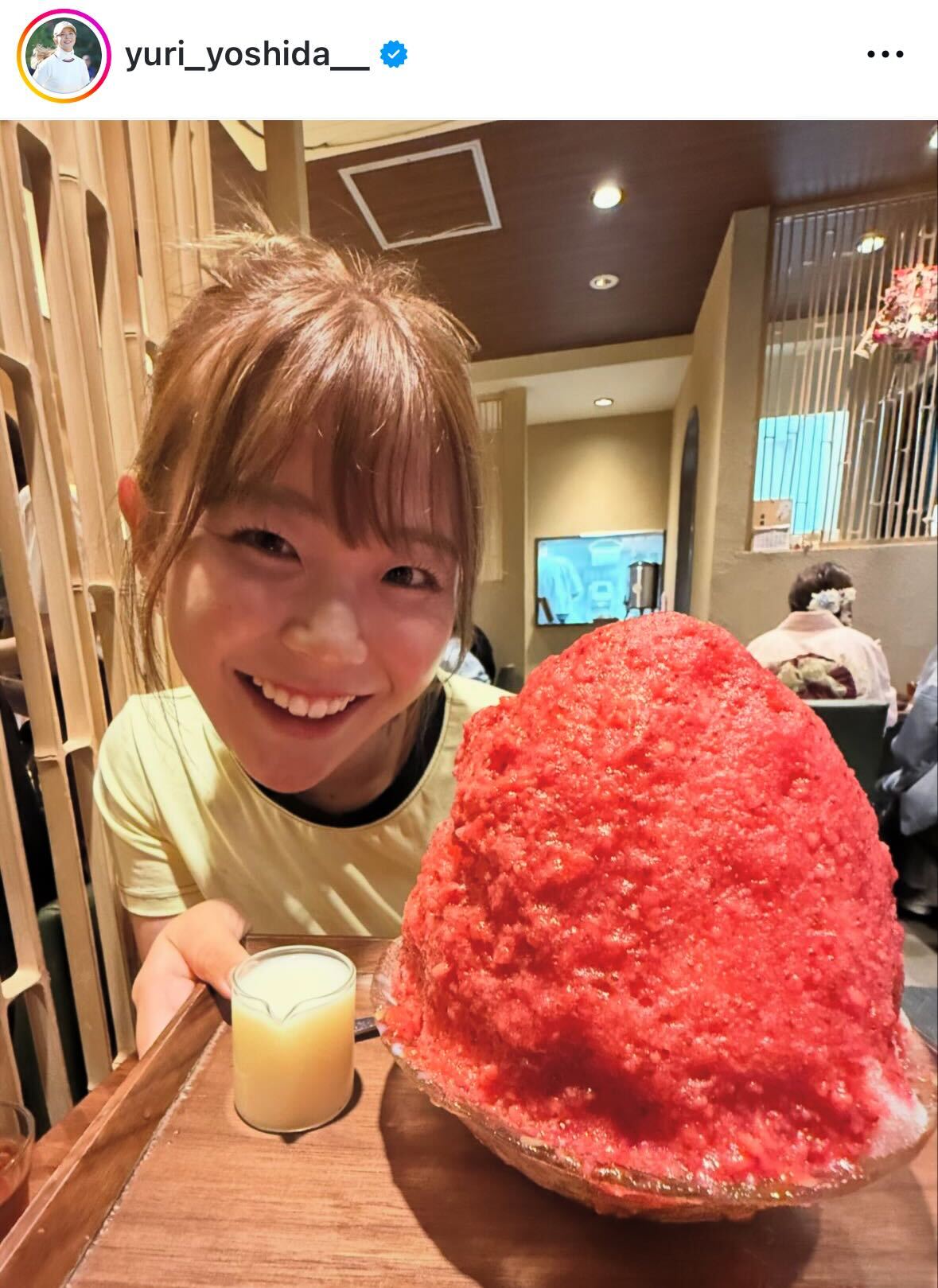 吉田優利のインスタグラムから