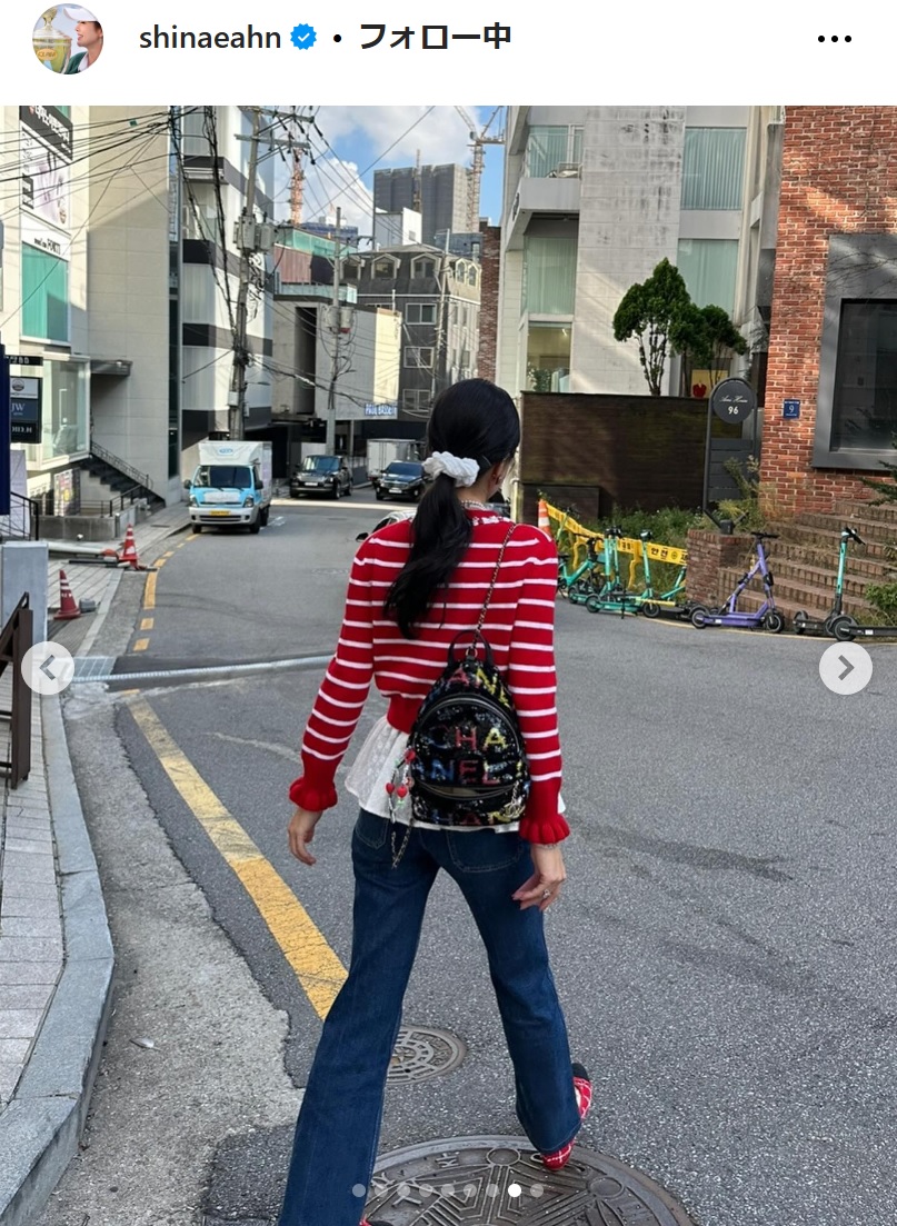 アン・シネのインスタグラムから