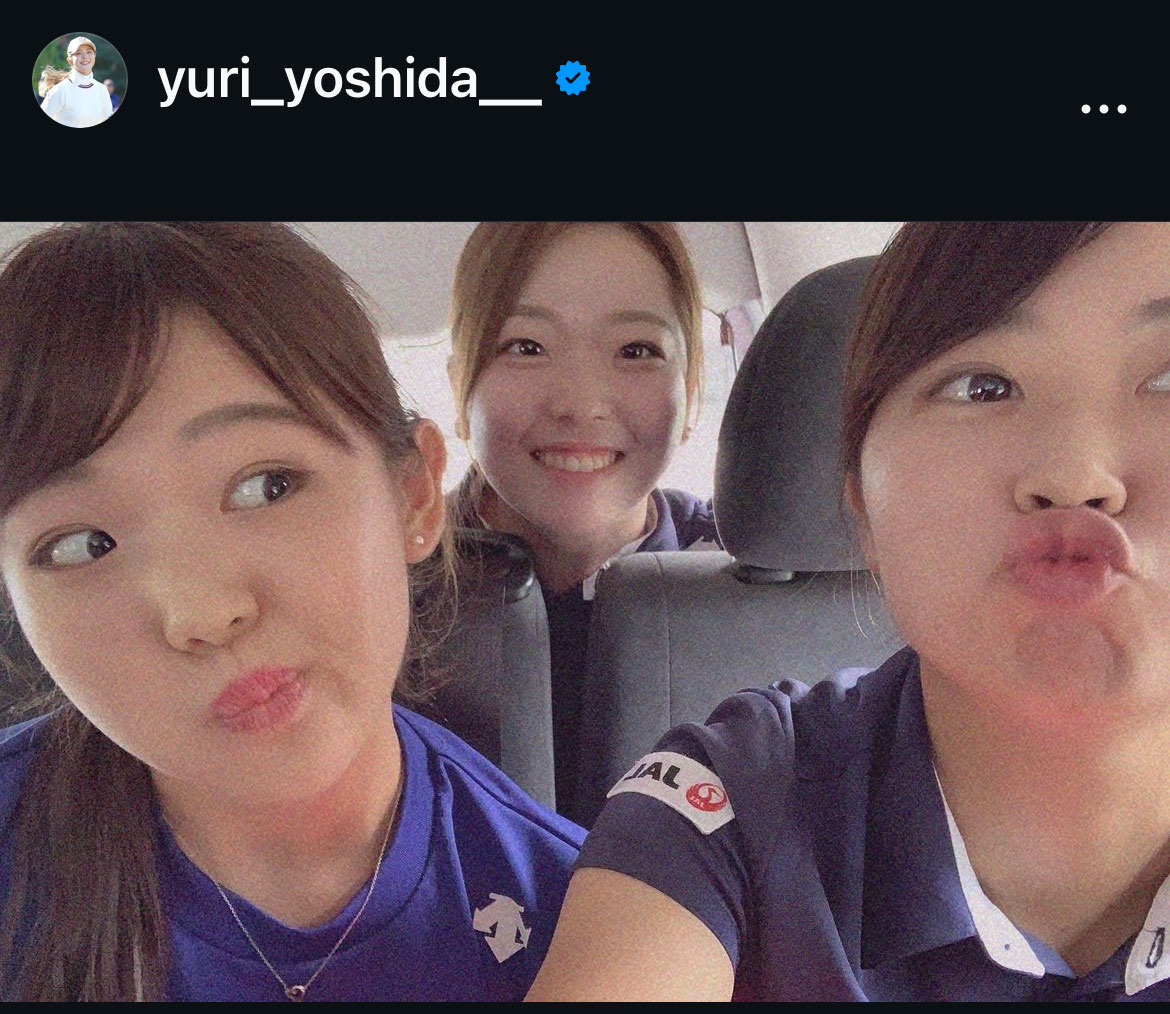 吉田優利のインスタグラムから