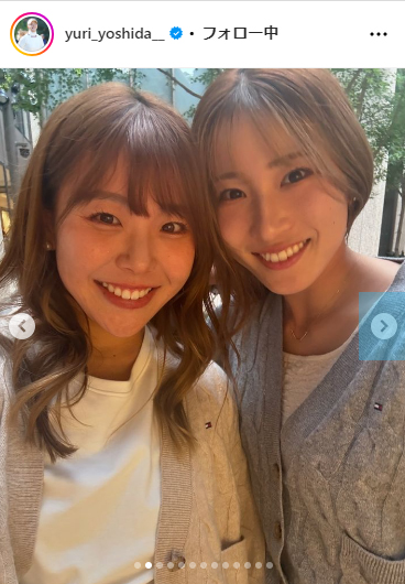 吉田優利のインスタグラムから