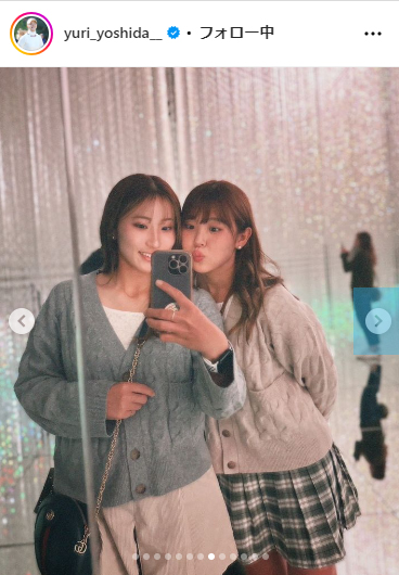 吉田優利のインスタグラムから