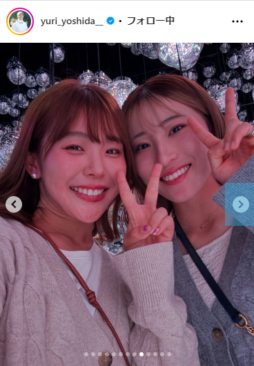 吉田優利のインスタグラムから