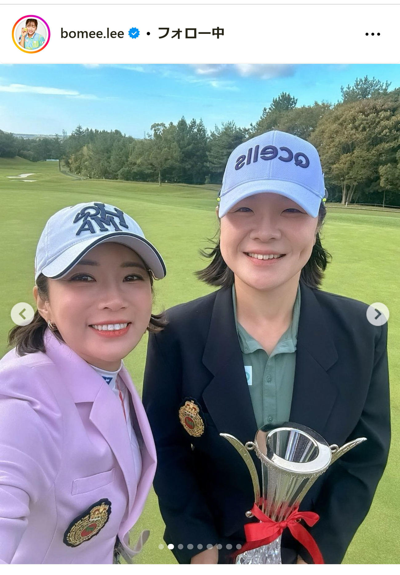 イ・ボミのインスタグラムから