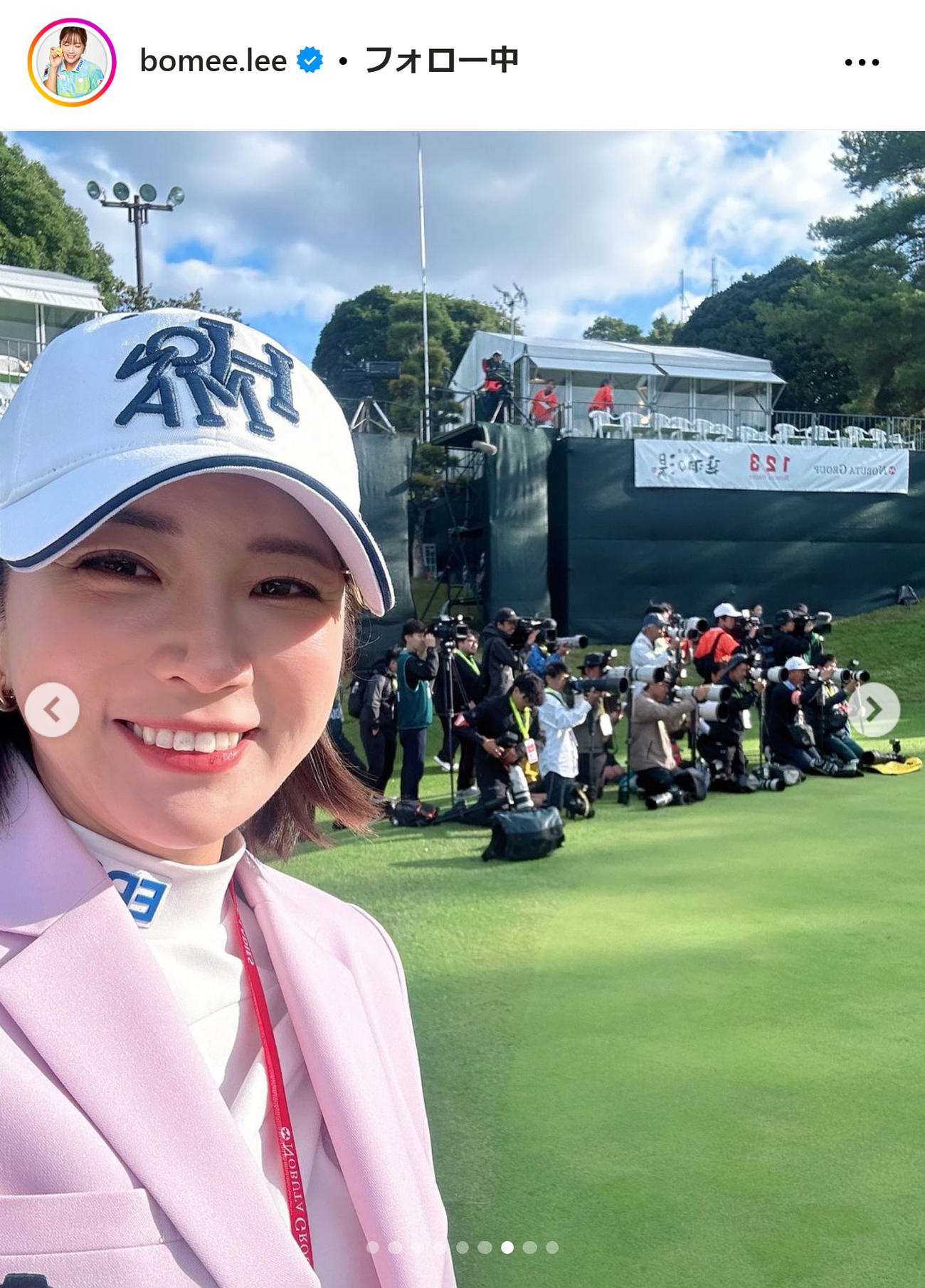 イ・ボミのインスタグラムから