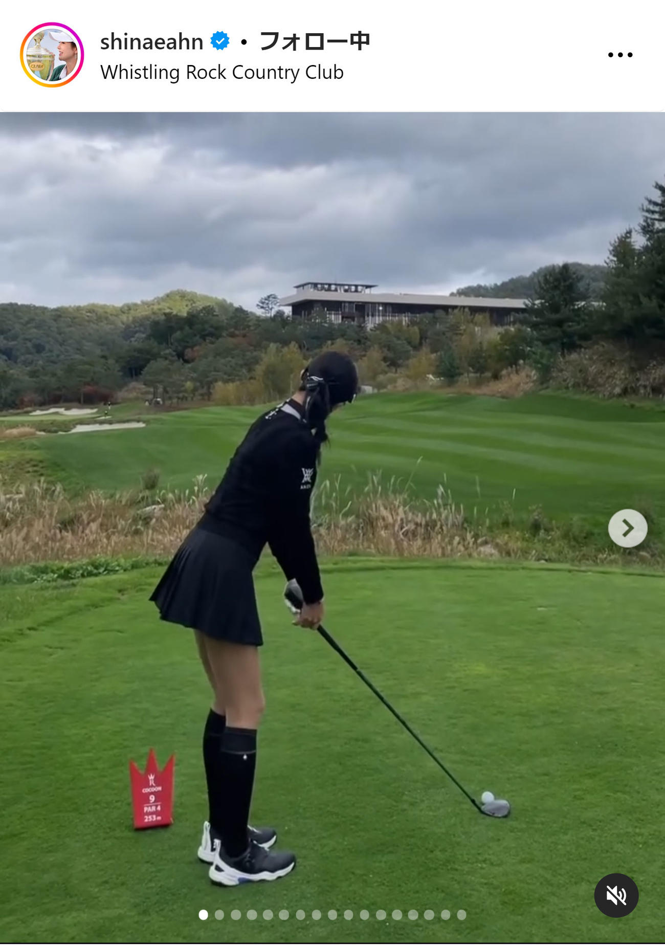 アン・シネさんのインスタグラムから