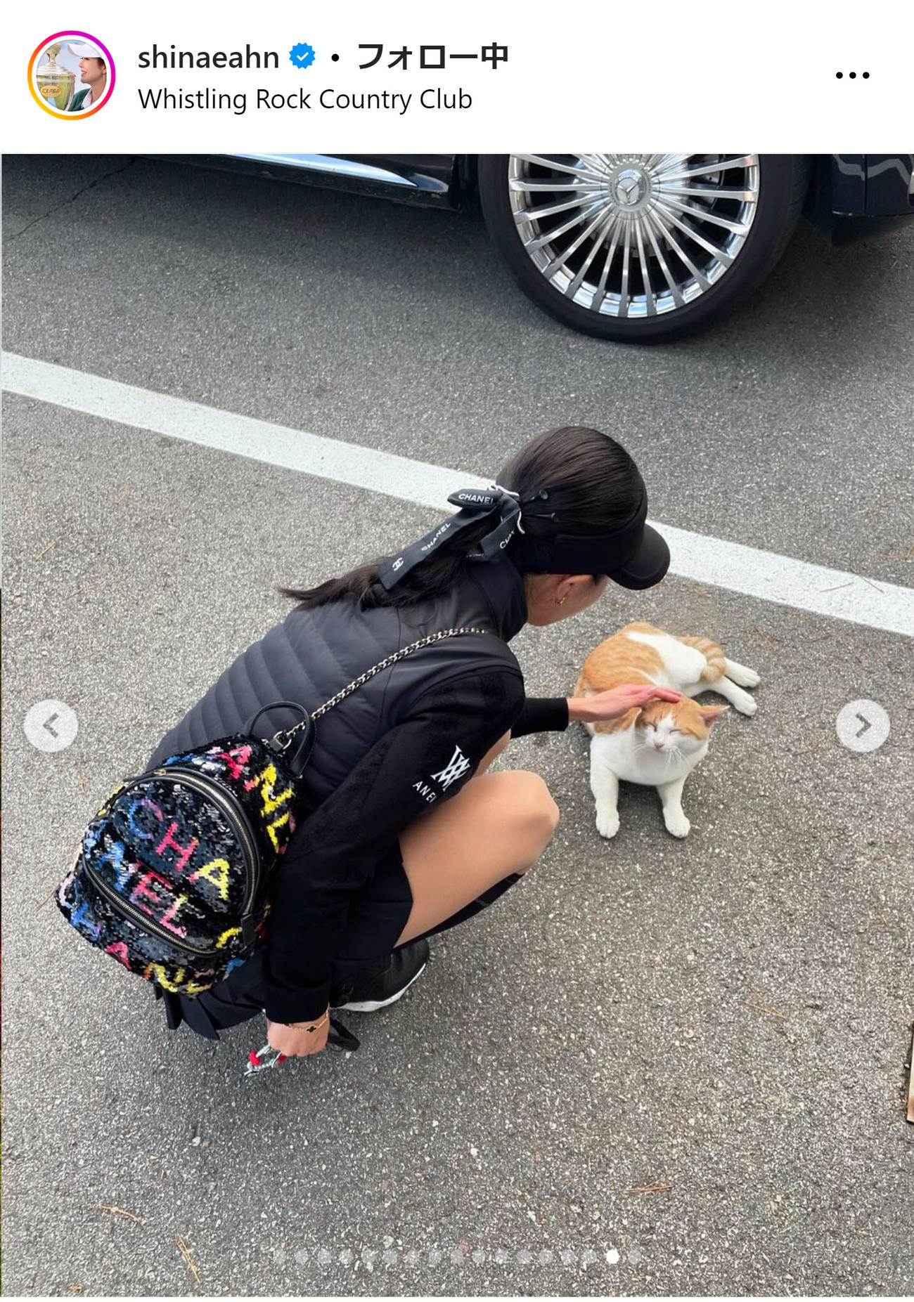 アン・シネさんのインスタグラムから