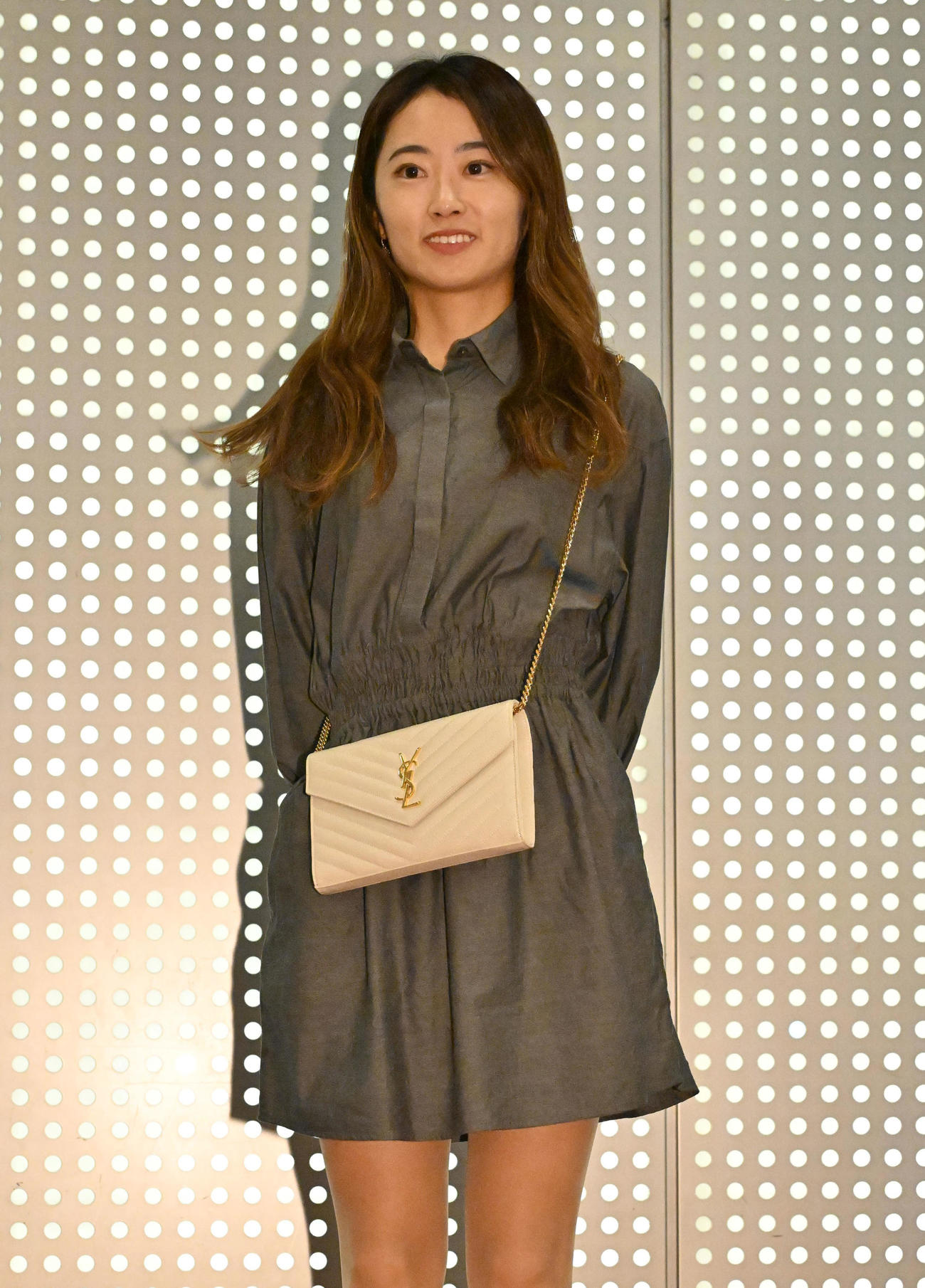 前夜祭に参加する安田祐香（撮影・石井愛子）