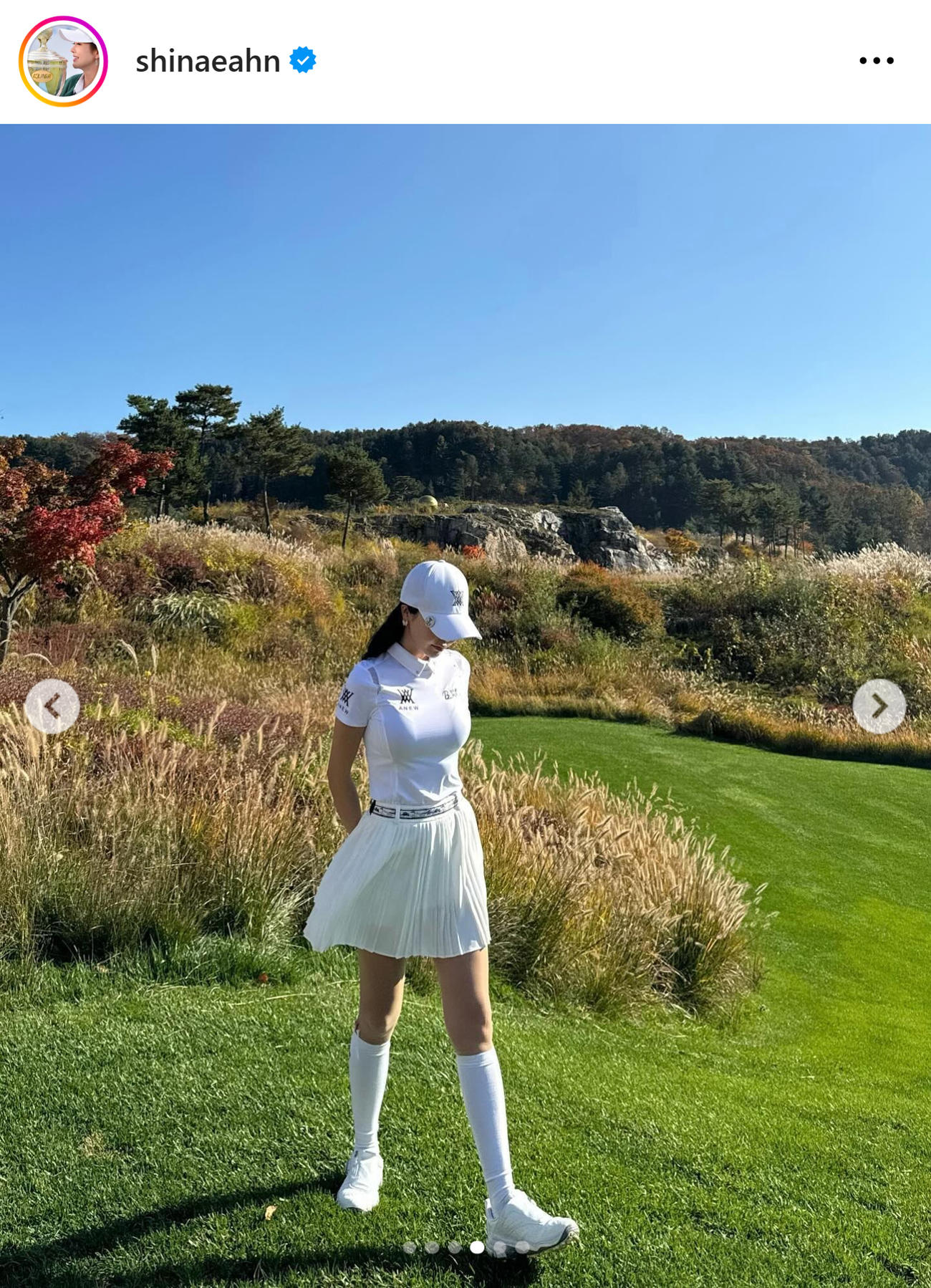 アン・シネさんのインスタグラムから