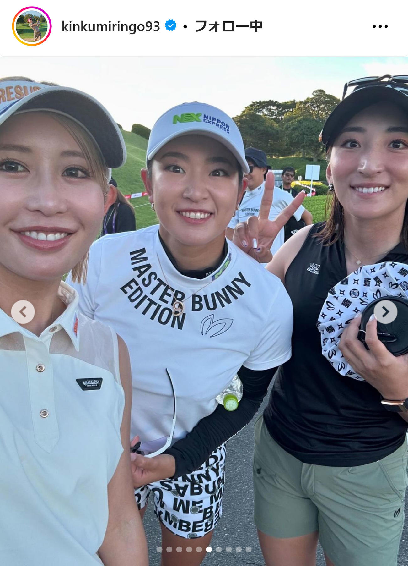 金田久美子インスタグラムから
