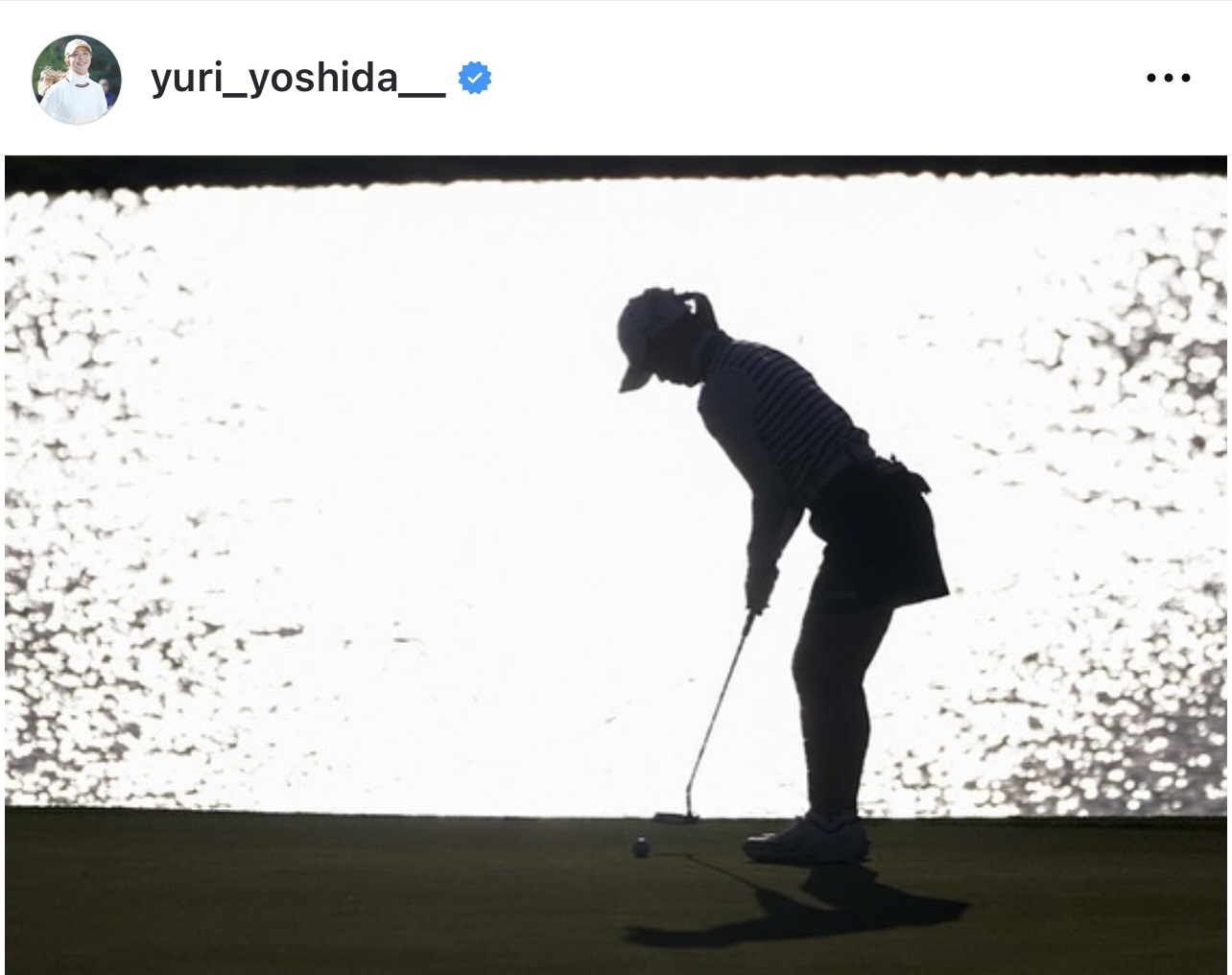 吉田優利のインスタグラムから