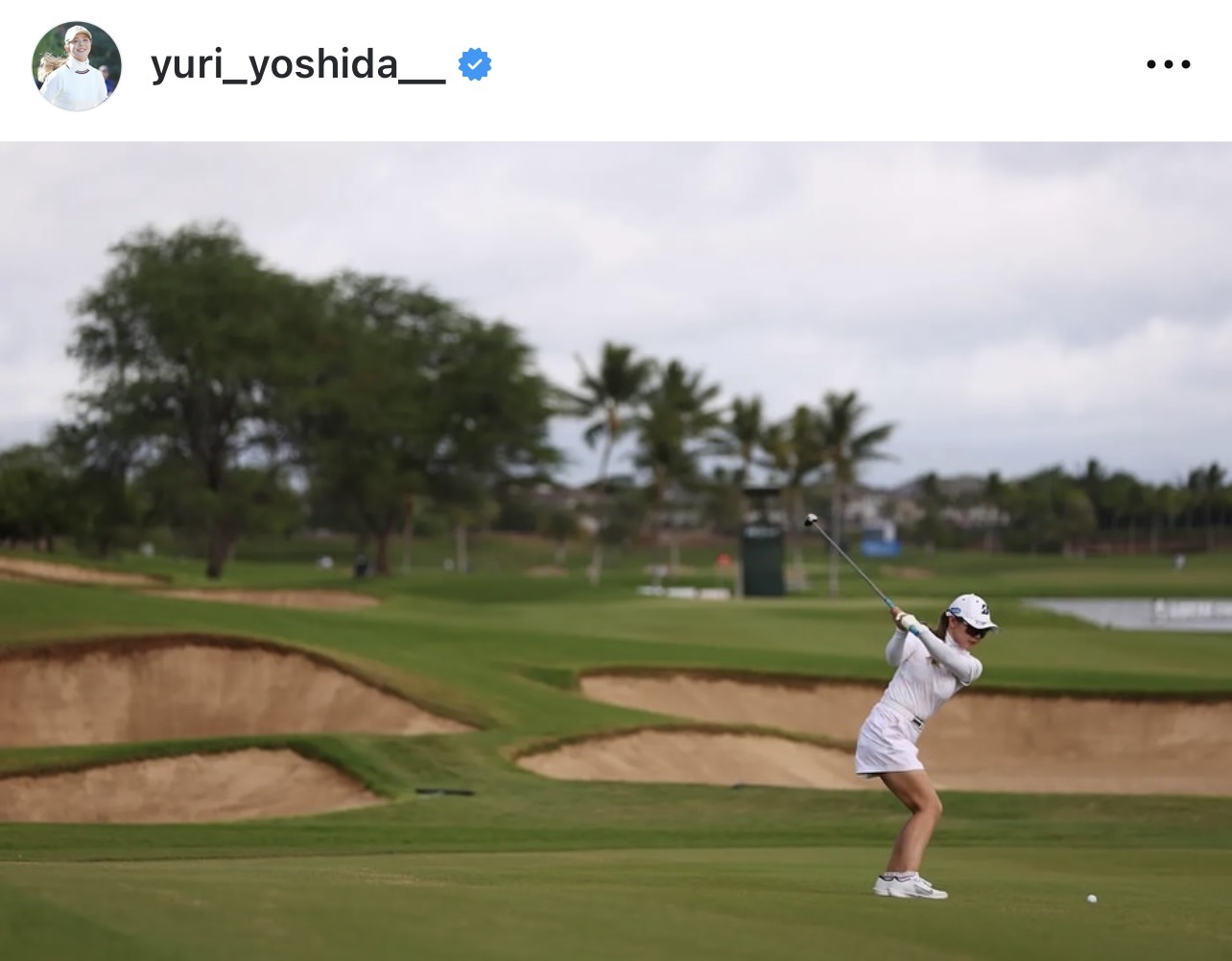 吉田優利のインスタグラムから