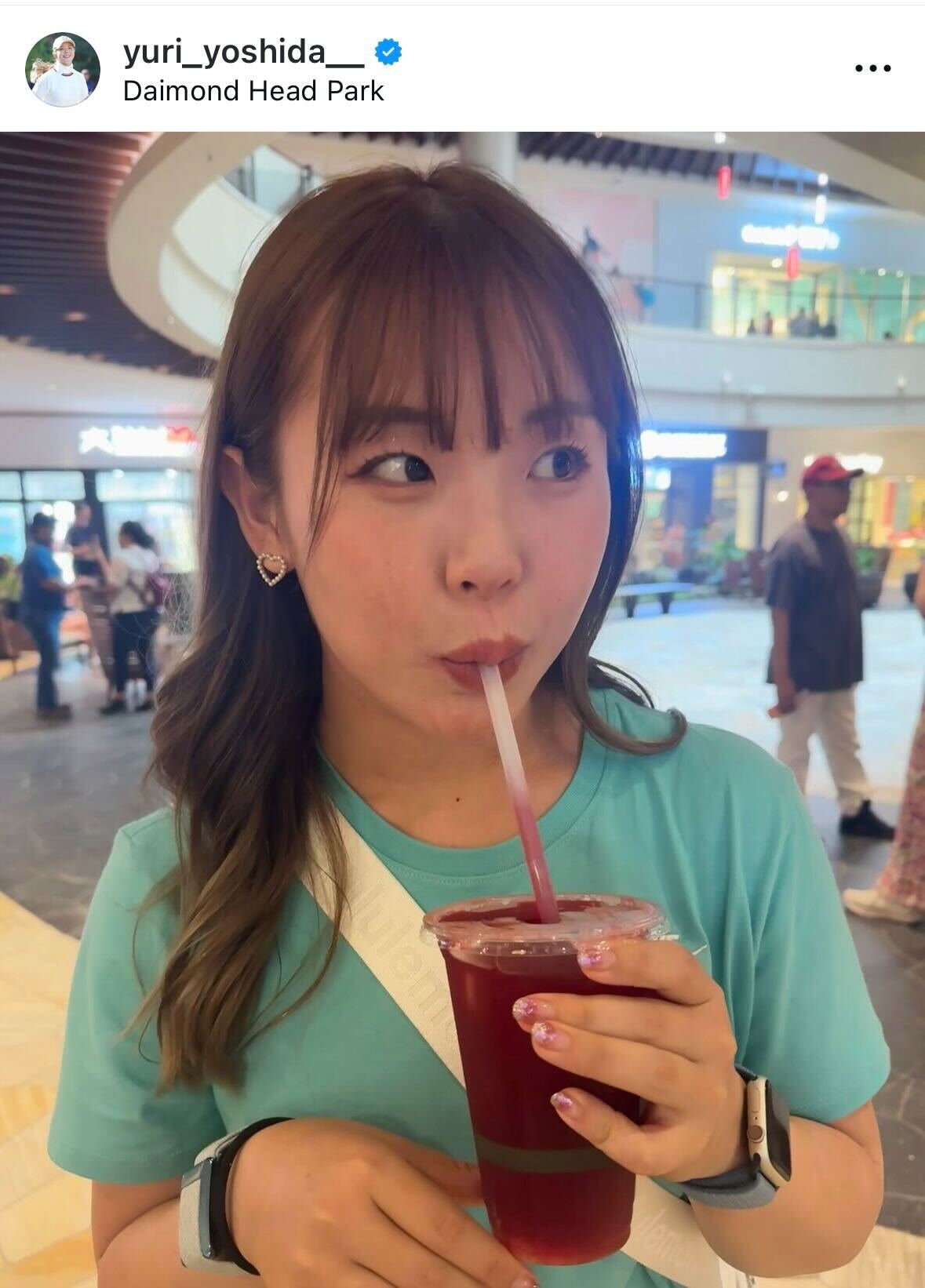吉田優利のインスタグラムから