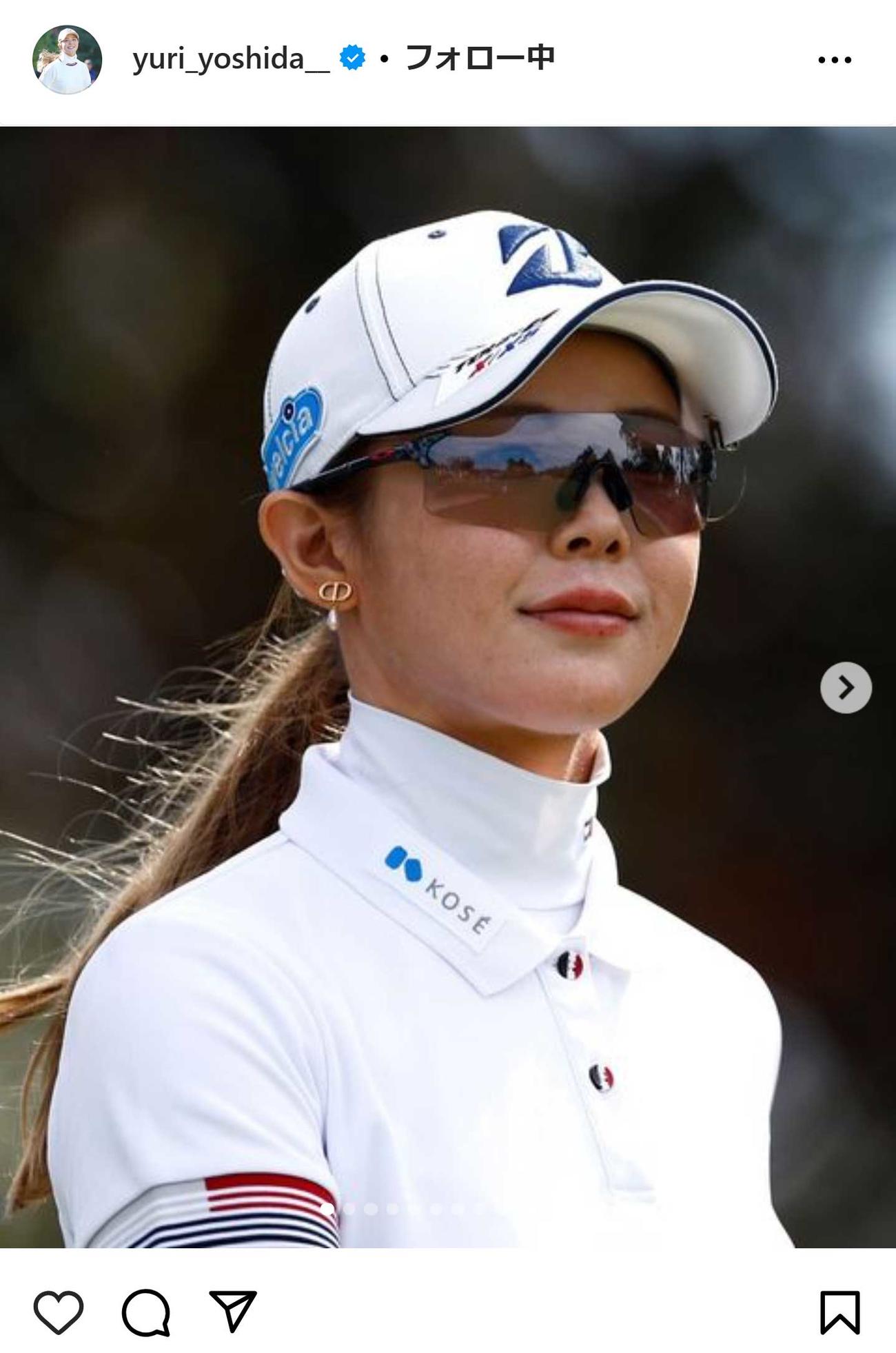 吉田優利のインスタグラムから