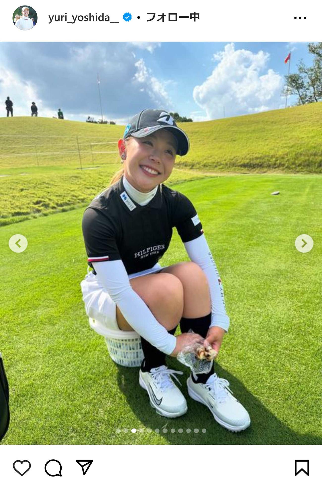 吉田優利のインスタグラムから