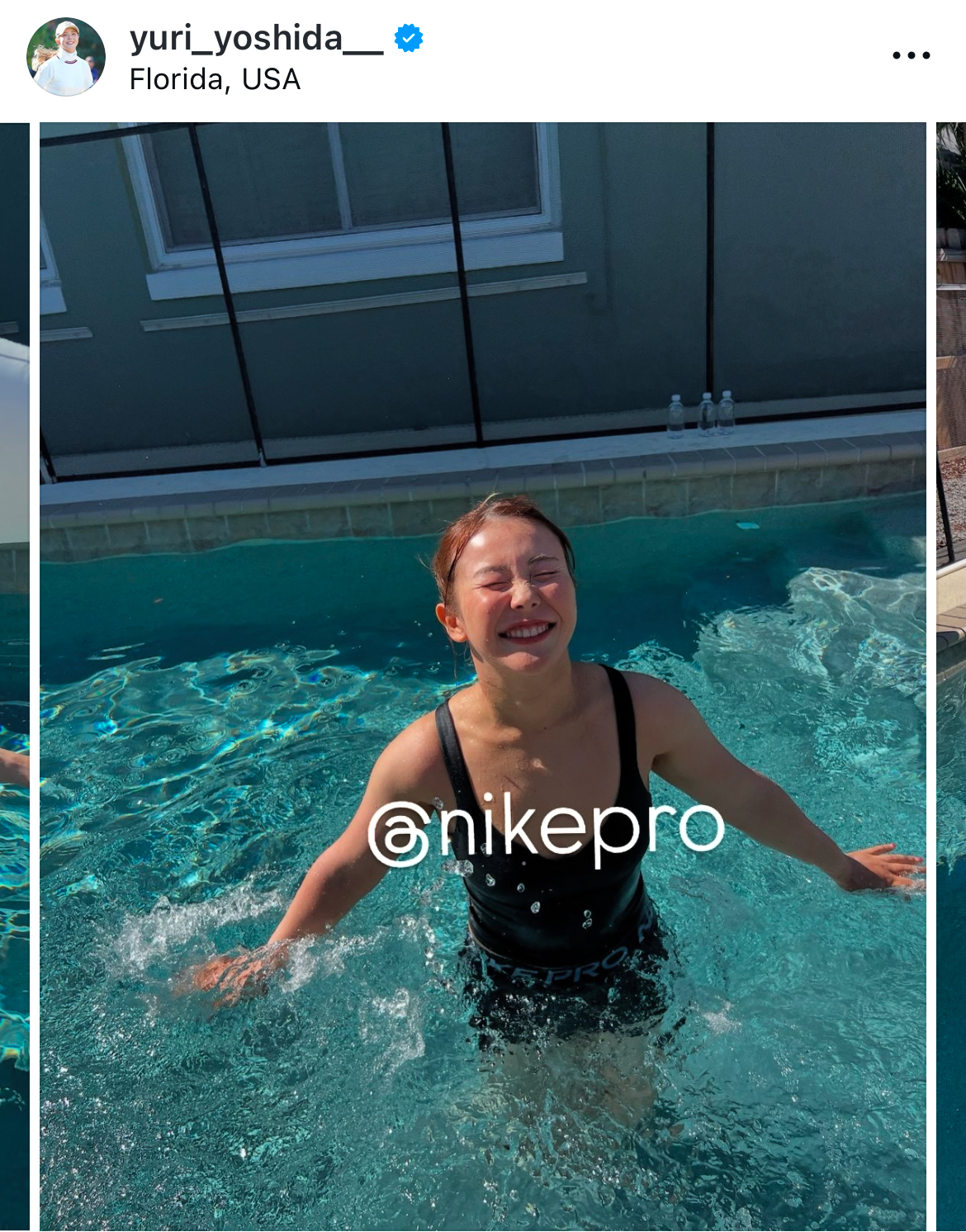 吉田優利のインスタグラムから