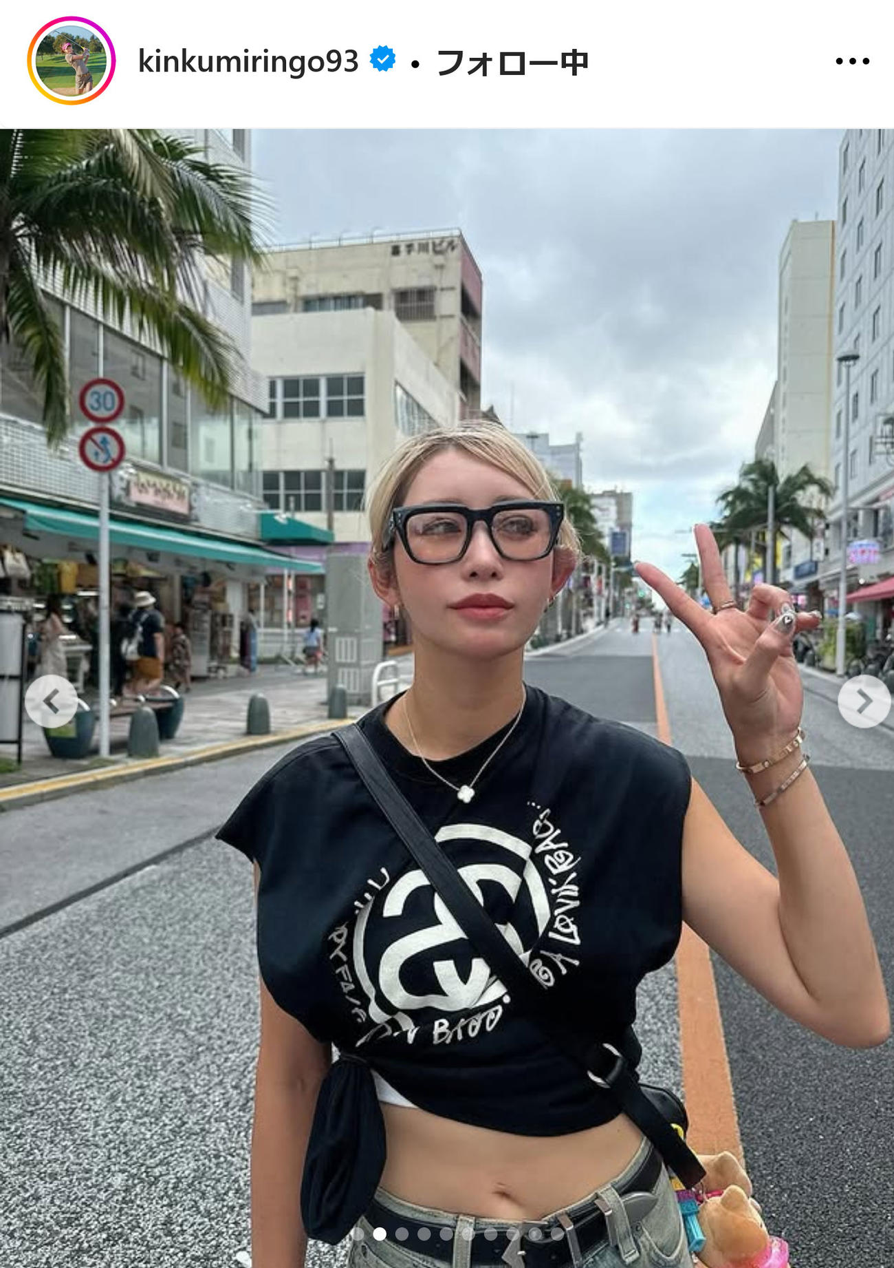 金田久美子インスタグラムから