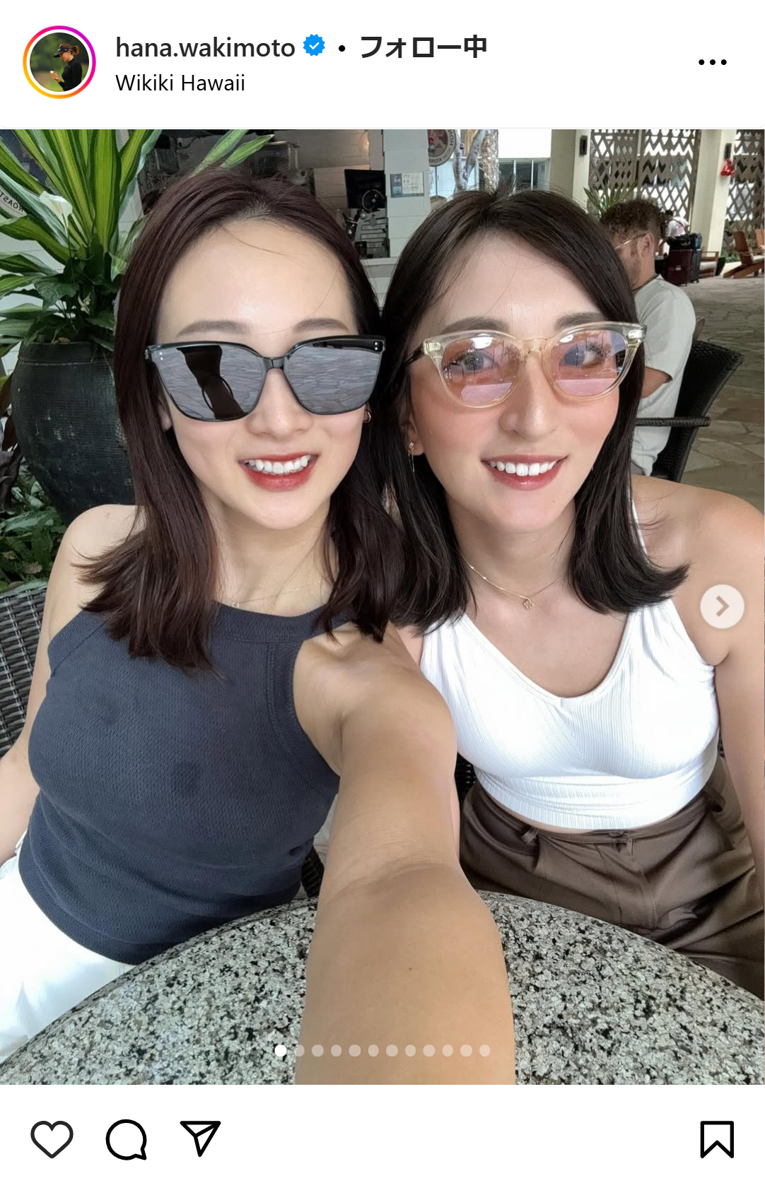 脇元華のインスタグラムから
