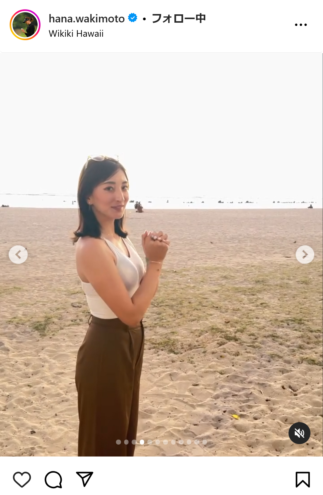 脇元華のインスタグラムから