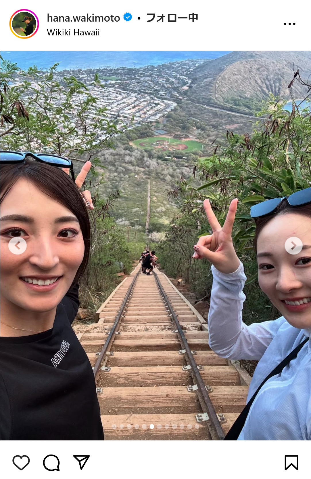 脇元華のインスタグラムから