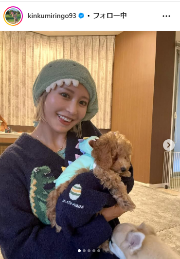 金田久美子のインスタグラムから