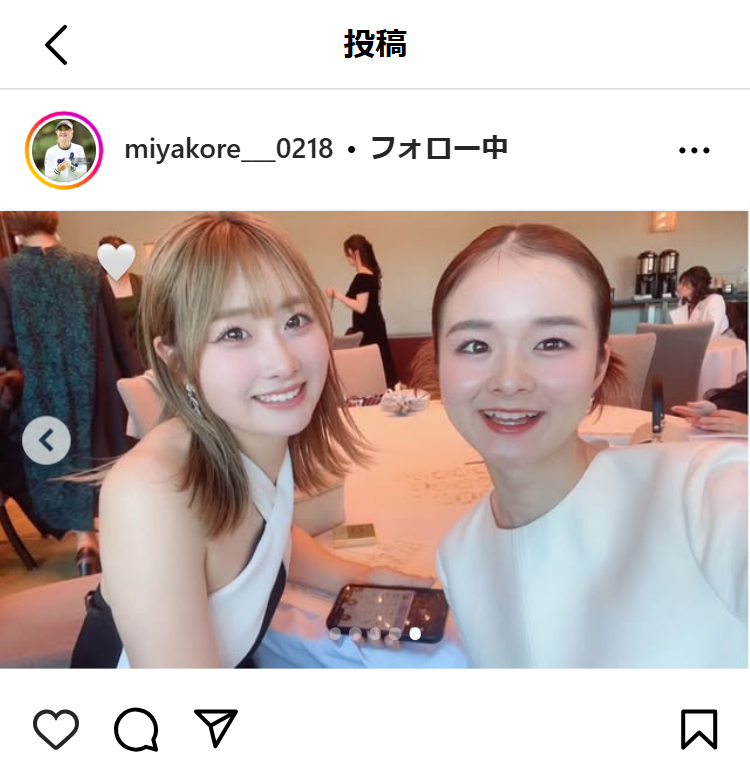 都玲華のインスタグラムから