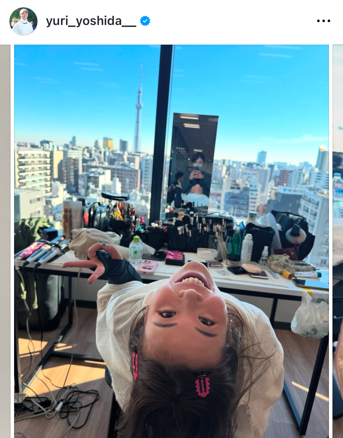 吉田優利のインスタグラムから