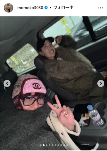 上田桃子のインスタグラムから