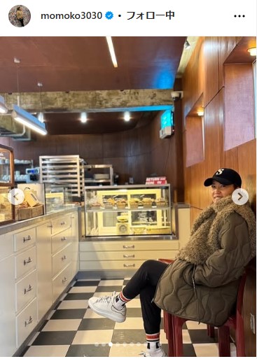 上田桃子のインスタグラムから