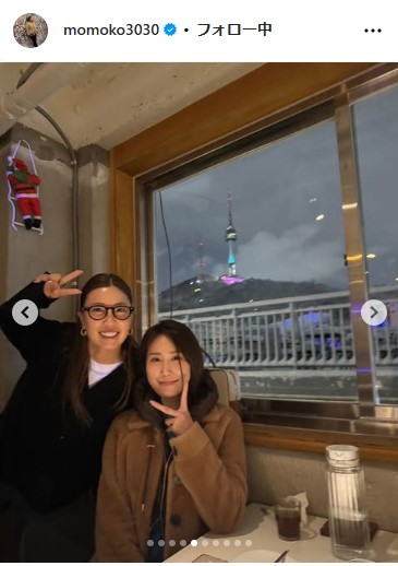 上田桃子のインスタグラムから