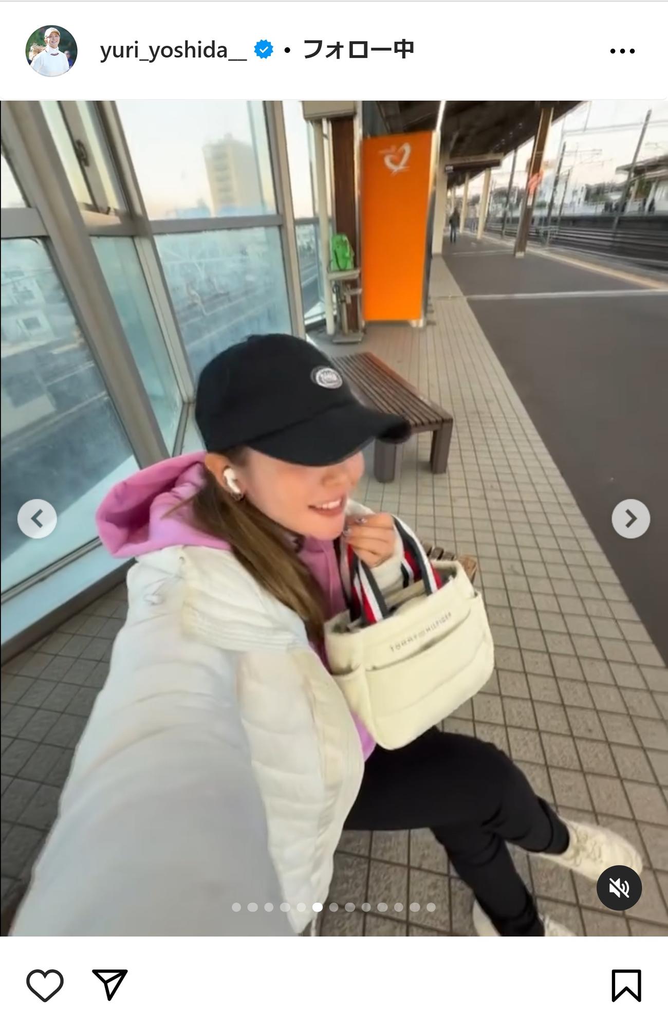 吉田優利のインスタグラムから